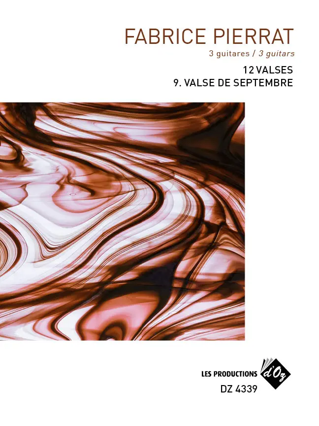 Pierrat | 12 Valses - Septembre for 3 guitars